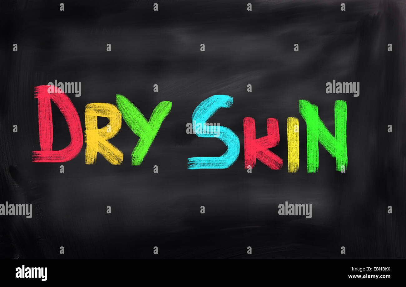Trockene Haut-Konzept Stockfoto