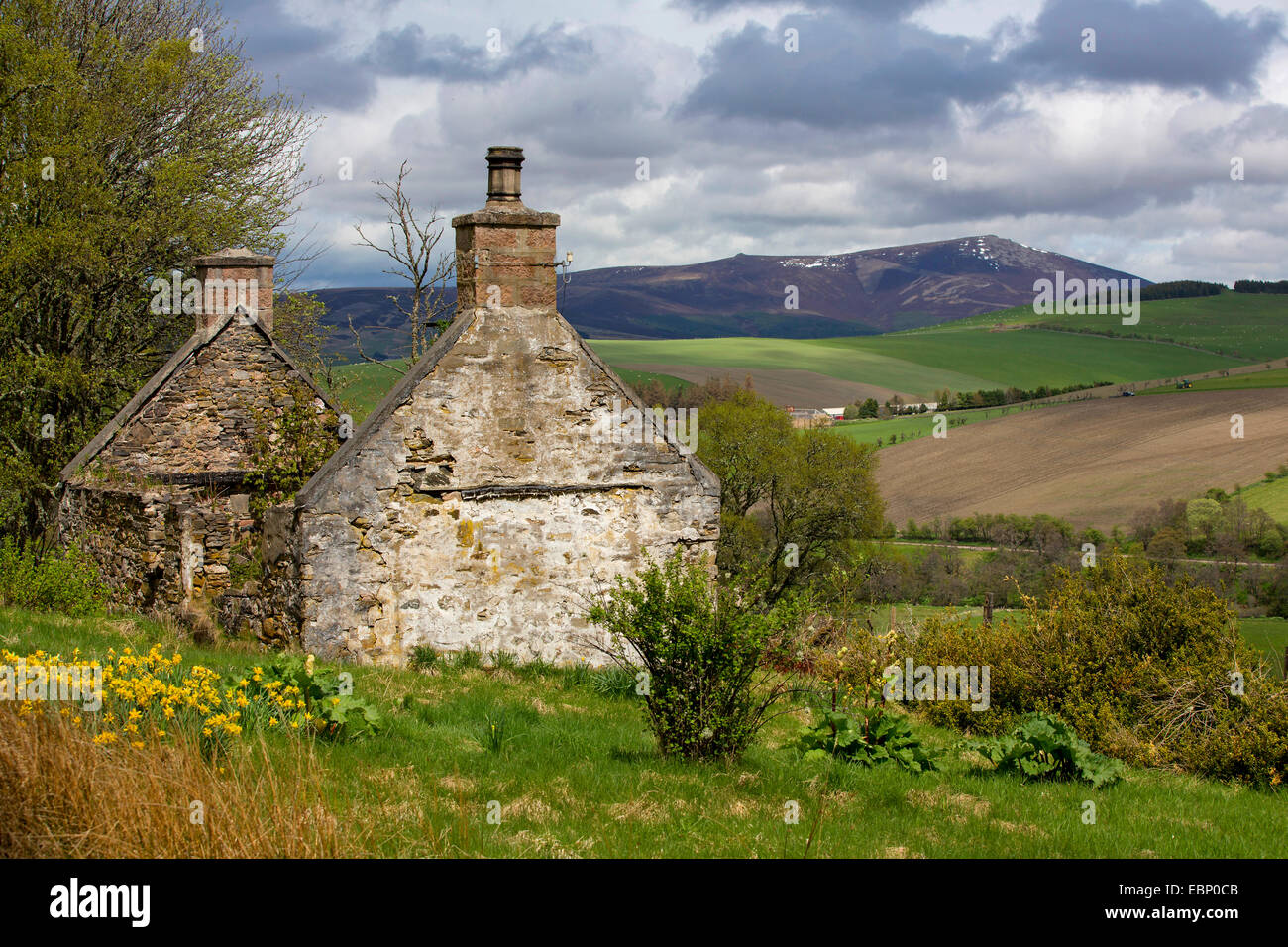 Ruine im schottischen Hochland, Vereinigtes Königreich, Schottland Stockfoto