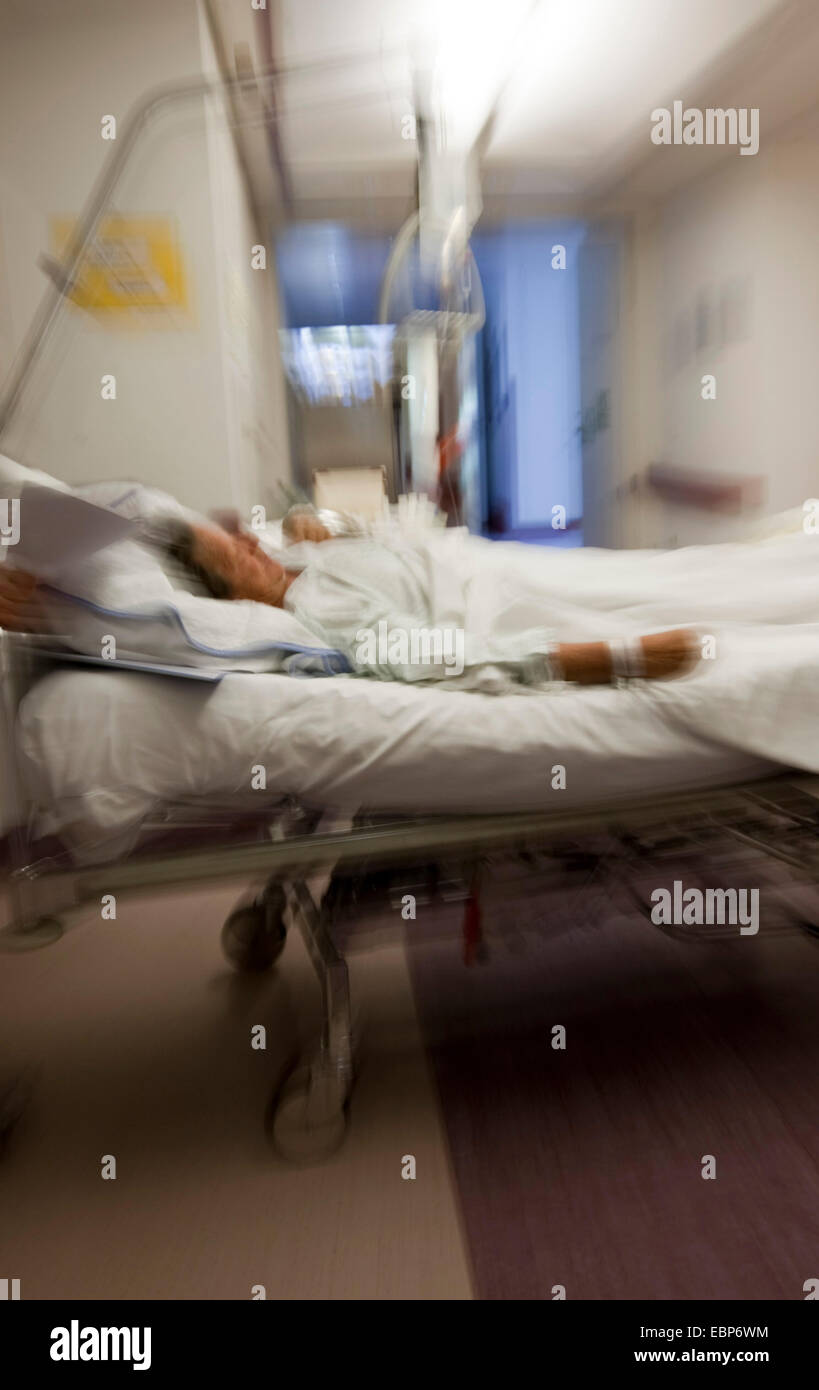 Patienten im Krankenhaus, Österreich Stockfoto