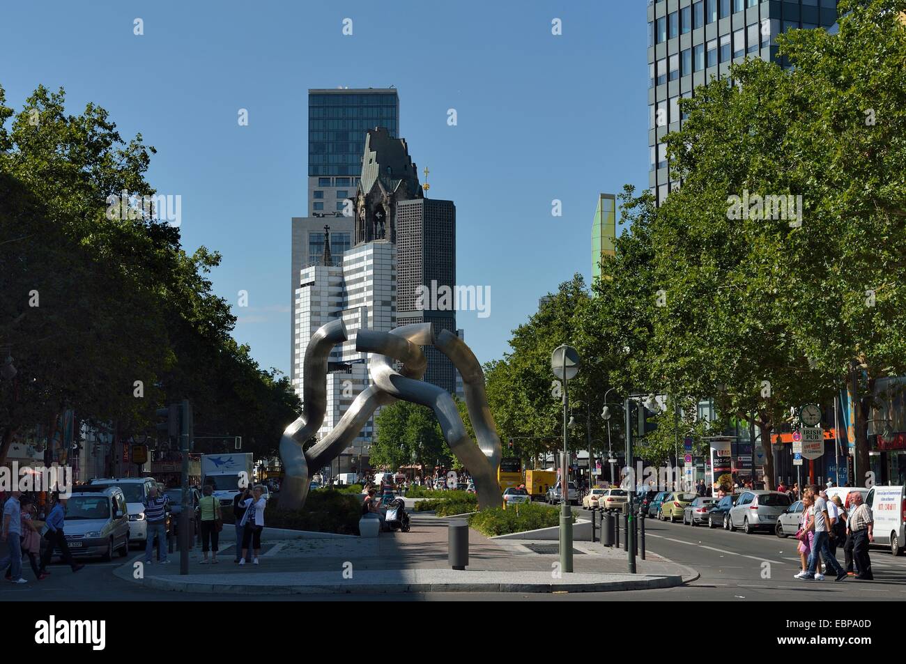 Kurfurstendam Tauentzienstraße Berlin Deutschland Stockfoto