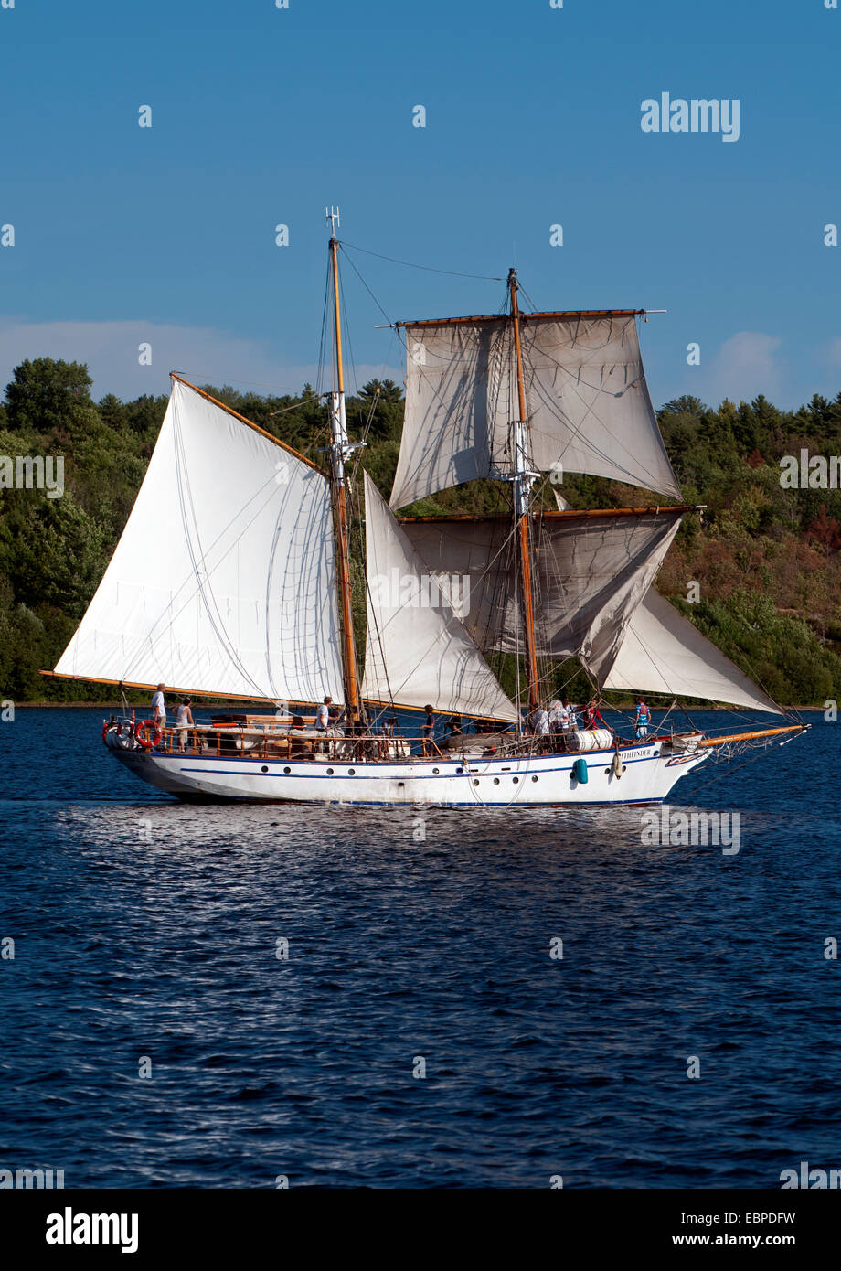 Segelboot, Yacht in Nordamerika Stockfoto