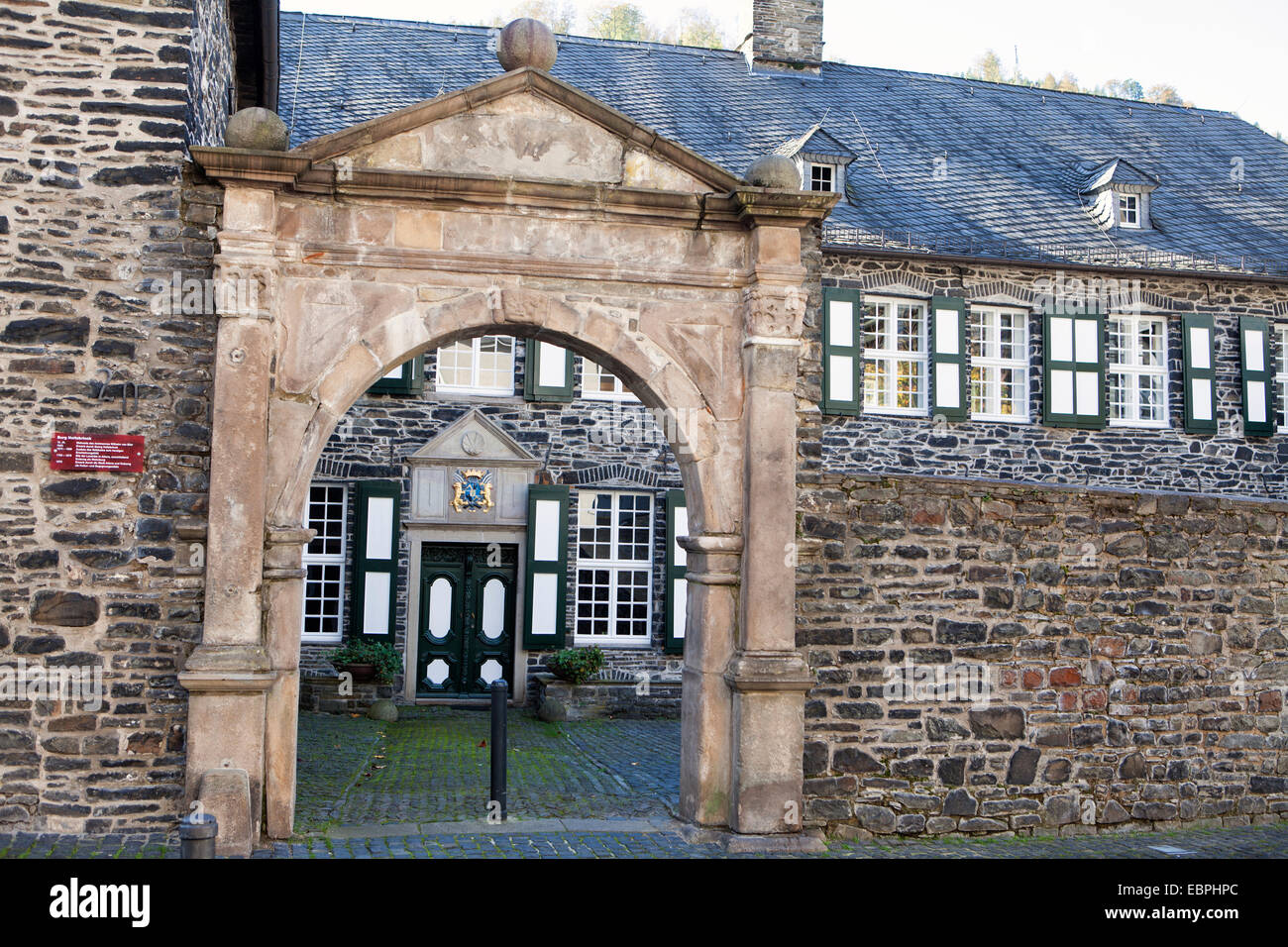 Holtzbrinck Burg Altena, Nordrhein-Westfalen, Deutschland, Europa, Burg Holtzbrinck, Altena, NRW, Nordrhein Westfalen, Deutsch Stockfoto