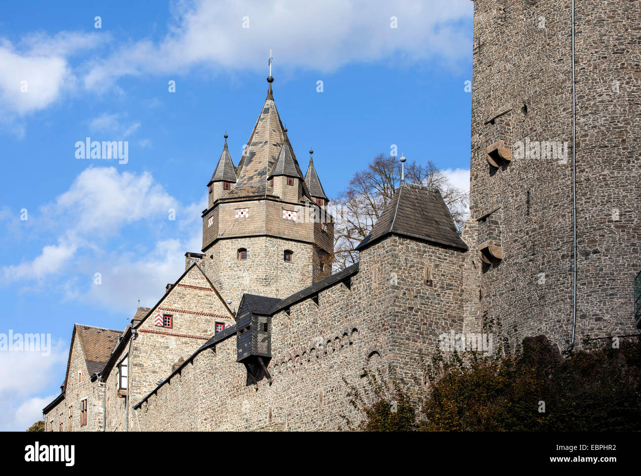 Burg Altena, Altena, Lennetal, Maerkischer Kreis, Sauerland, Nordrhein-Westfalen, Deutschland, Europa, Burg Altena, Altena, Len Stockfoto