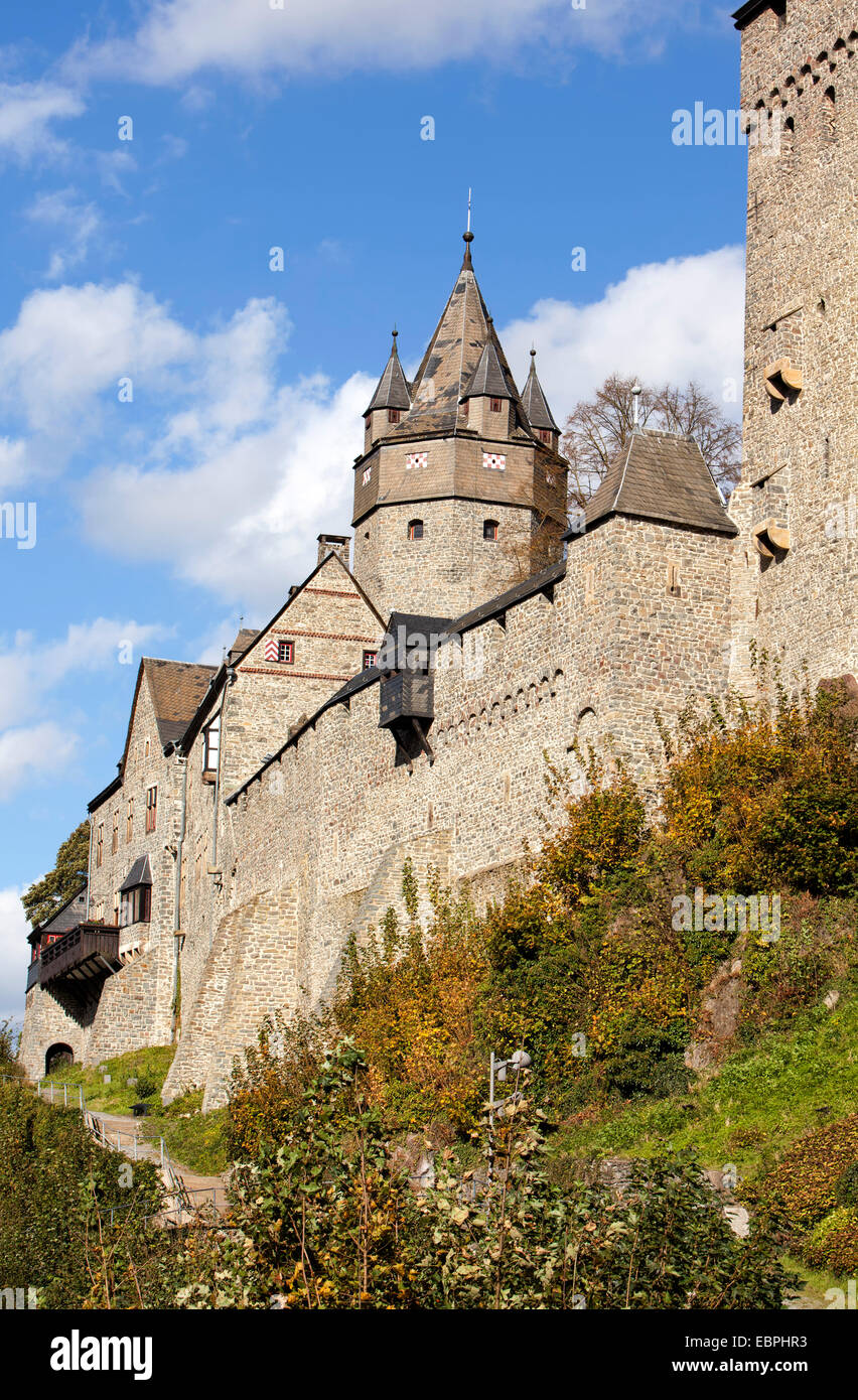 Burg Altena, Altena, Lennetal, Maerkischer Kreis, Sauerland, Nordrhein-Westfalen, Deutschland, Europa, Burg Altena, Altena, Len Stockfoto