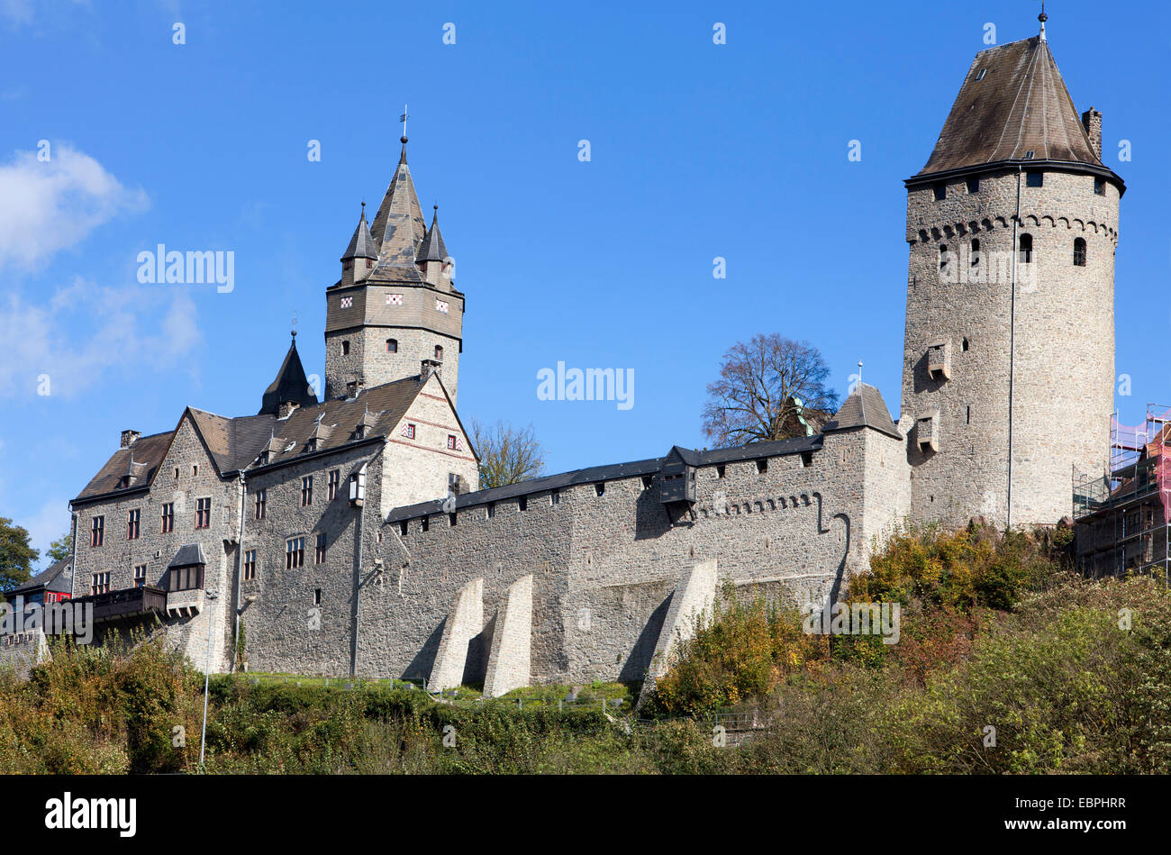 Burg Altena, Altena, Lennetal, Maerkischer Kreis, Sauerland, Nordrhein-Westfalen, Deutschland, Europa, Burg Altena, Altena, Len Stockfoto