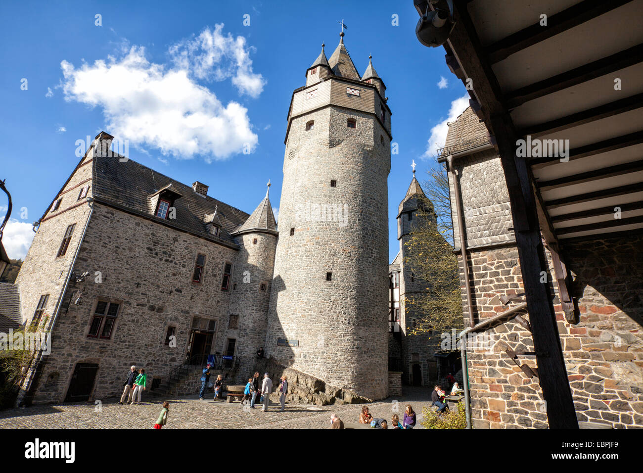 Burg Altena, Altena, Lennetal, Maerkischer Kreis, Sauerland, Nordrhein-Westfalen, Deutschland, Europa, Burg Altena, Altena, Len Stockfoto