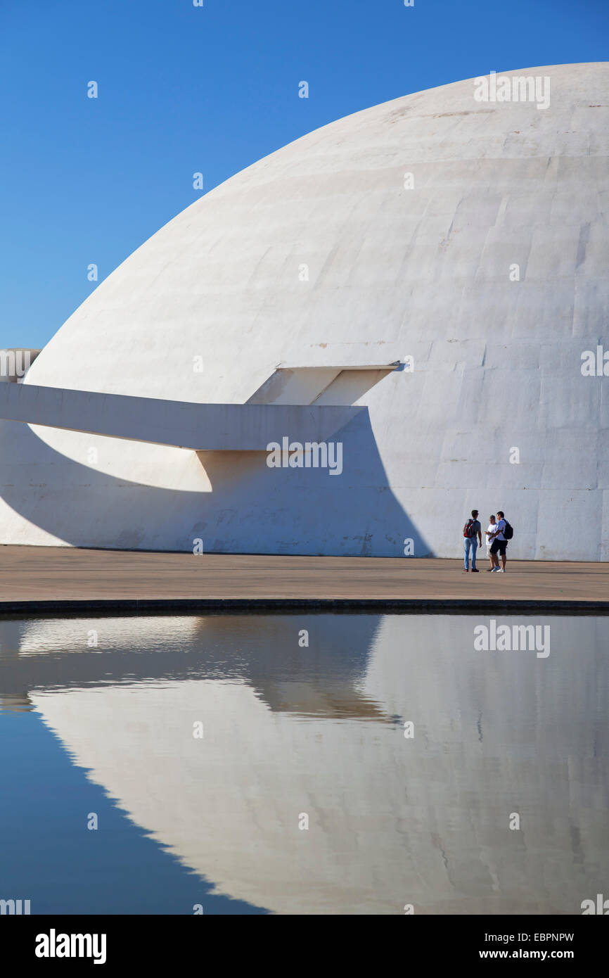Nationalmuseum, UNESCO-Weltkulturerbe, Brasilia, Distrito Federal, Brasilien, Südamerika Stockfoto
