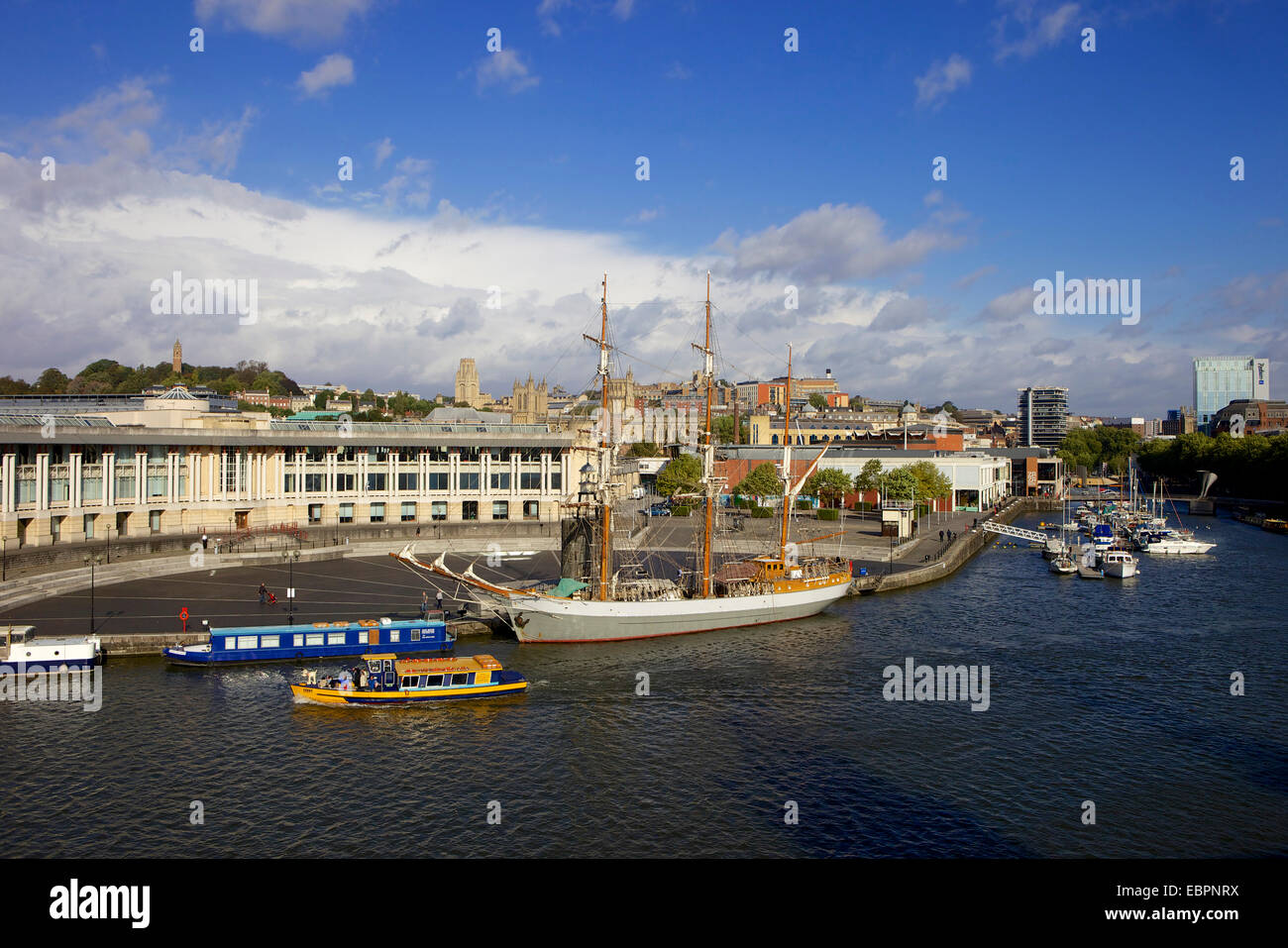 Die Lloyds Banking Group Headquarters-Gebäude an der schwimmenden Hafen von Bristol, Bristol, England, Vereinigtes Königreich, Europa Stockfoto