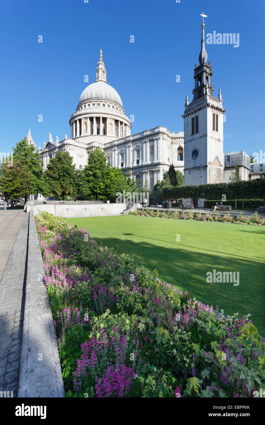 St. Pauls Cathedral, London, England, Vereinigtes Königreich, Europa Stockfoto