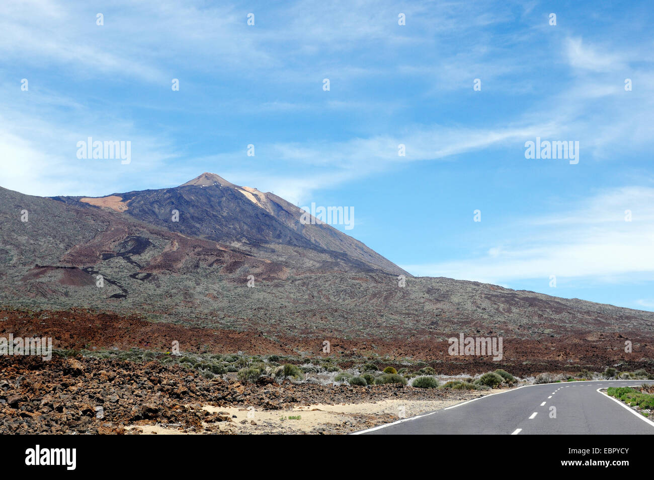 Pico del Teide Vulkan El Teide Nationalpark auf Teneriffa (Spanien) Stockfoto