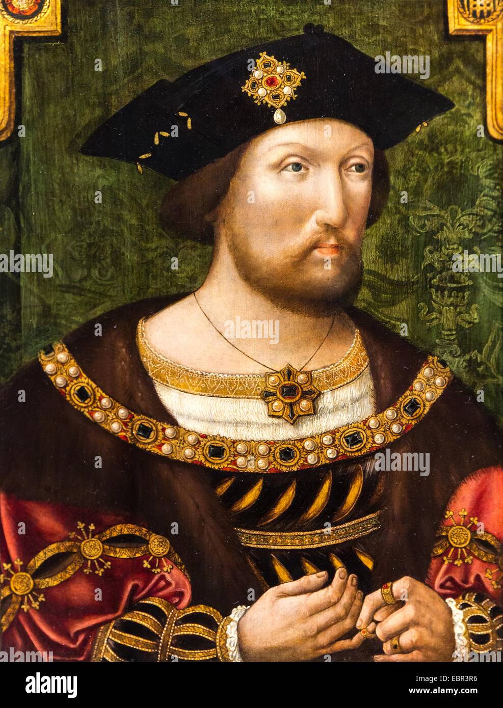 ActiveMuseum_0003629.jpg / König Henry VIII, 1520 - unbekannter Künstler 22.01.2014 - / 16. Jahrhundert Sammlung / aktive Museum Stockfoto