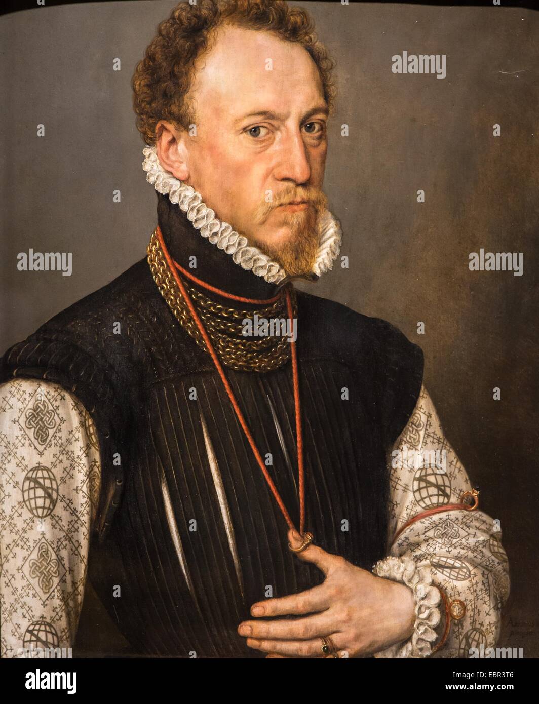 ActiveMuseum 0003641.jpg / Sir Henry Lee, ein Favorit der Königin Elisabeth i., 1568 - Anthonis Mor 22.01.2014 - / 16. Jahrhundert Sammlung / aktive Museum Stockfoto