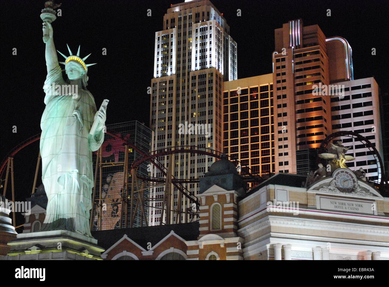 Gegend von New York - Las Vegas Stockfoto