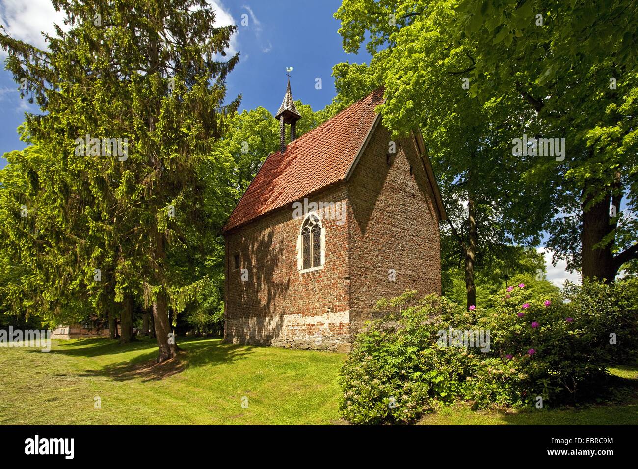 St. Georg Kapelle auf Burg Vischering, Germany, North Rhine-Westphalia, Luedinghausen Stockfoto