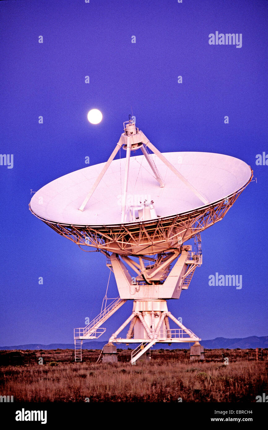 Radioteleskop in Socorro, USA, New Mexiko, San Augustin Stockfoto