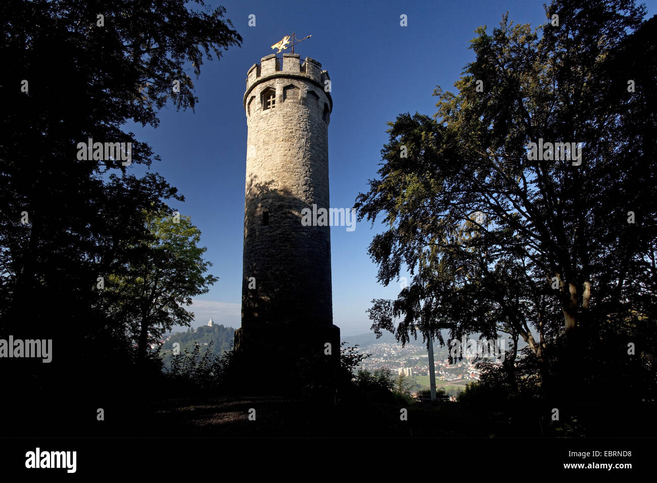 Bilstein-Turm in Niedermarsberg, Deutschland, Nordrhein-Westfalen, Sauerland, Marsberg Stockfoto