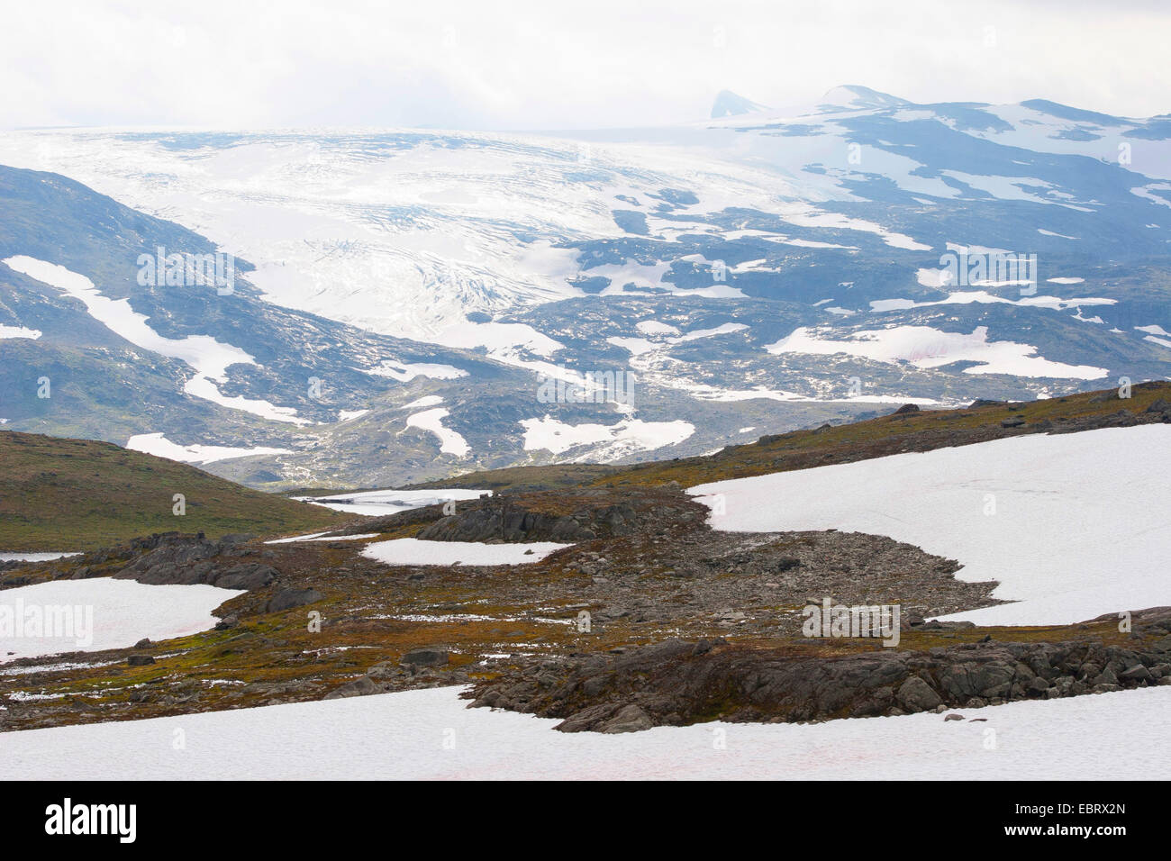 Landschaft bei den Jotunheimen Nationalpark, Norwegen, Jotunheimen Nationalpark Stockfoto