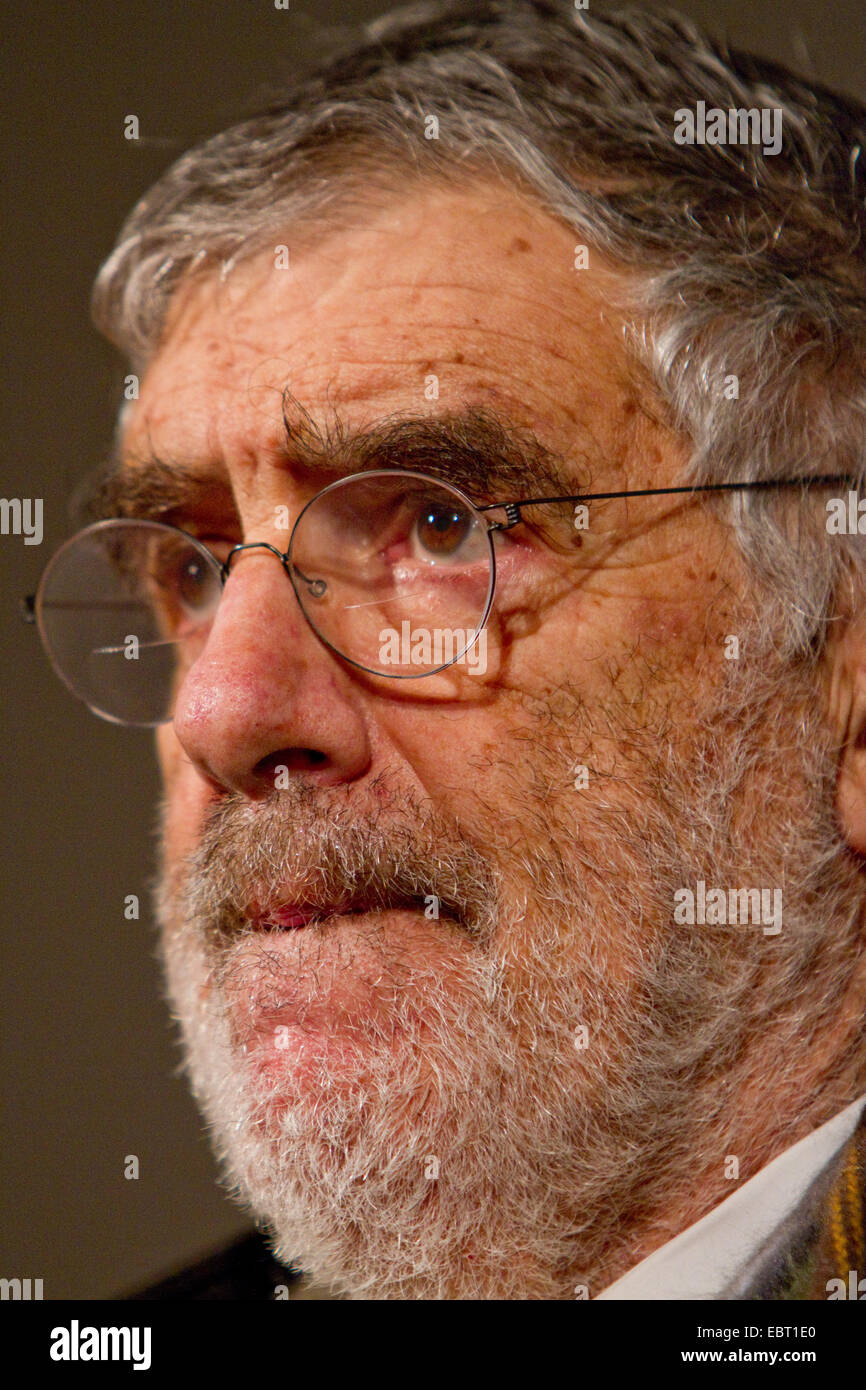 Amerikanische Schauspieler Elliott Gould einen seiner Filme Torino Film Festival präsentiert. Stockfoto