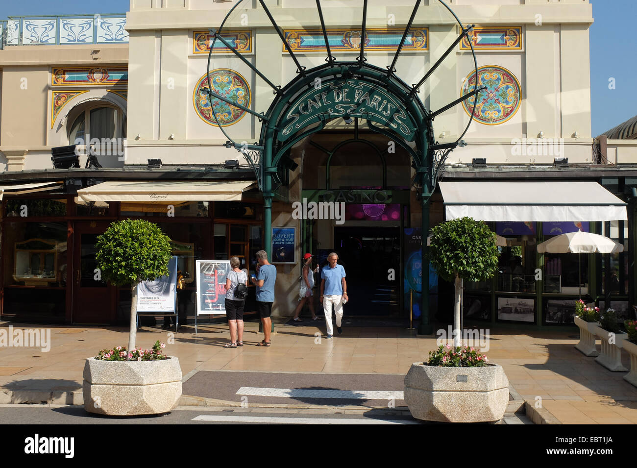 MONTE CARLO CASINO PLATZ Stockfoto