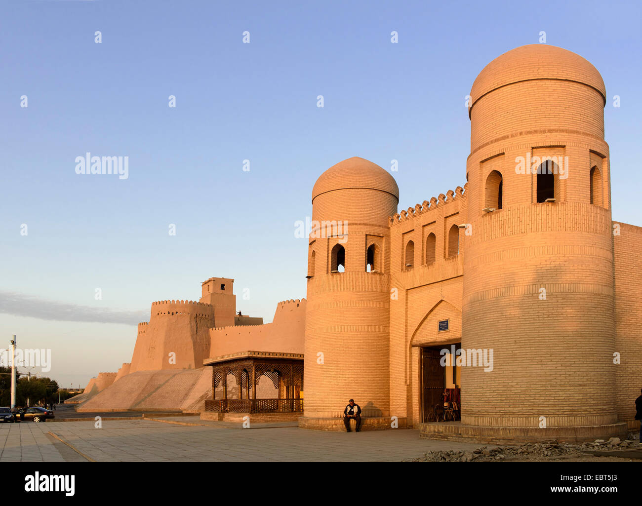 OTA-Tor der Hitoric Stadt Ichan Qala, bereits, Usbekistan, Asien Stockfoto