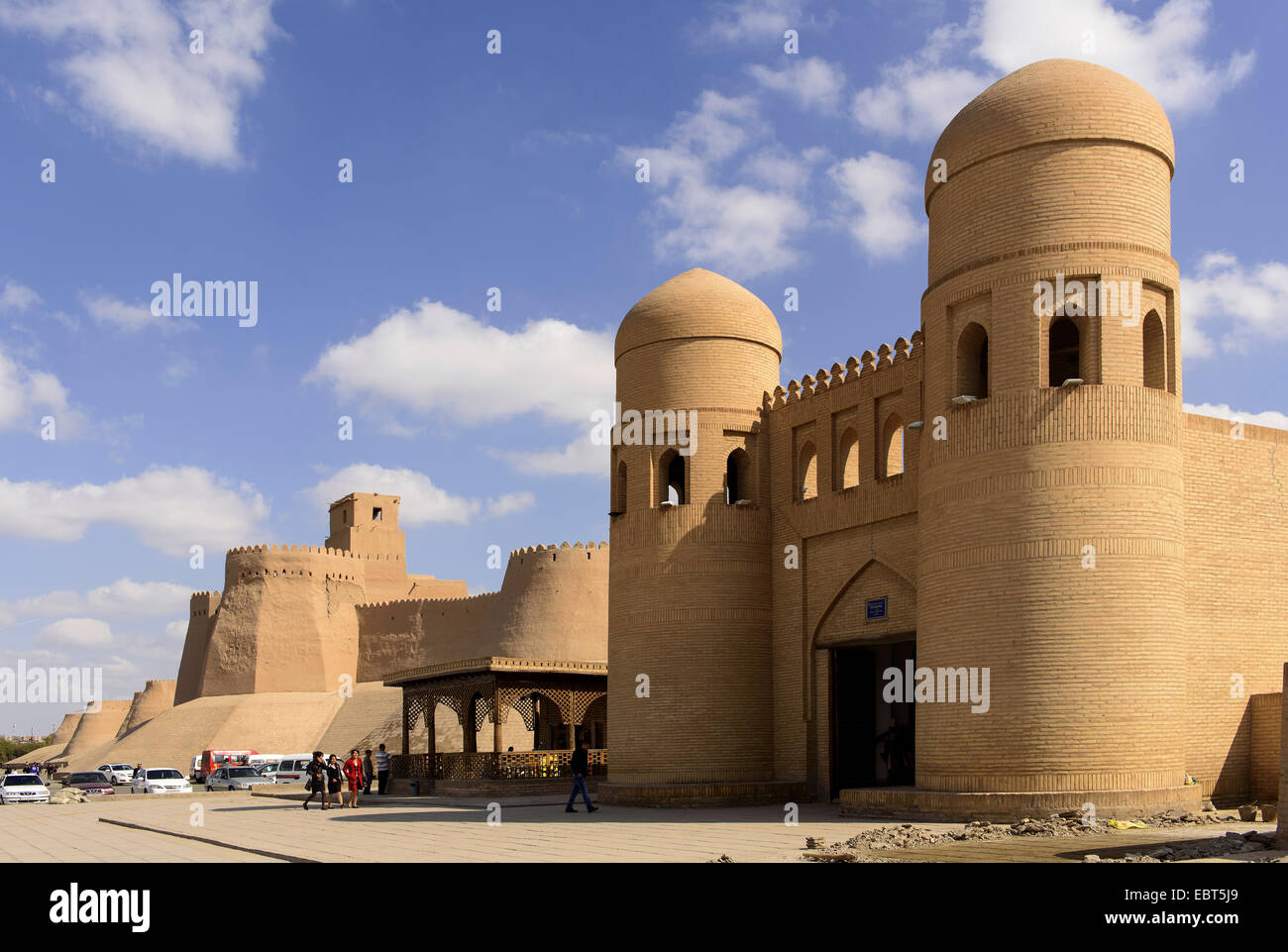 OTA-Tor der Hitoric Stadt Ichan Qala, bereits, Usbekistan, Asien Stockfoto