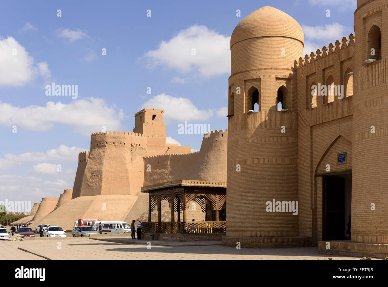 OTA-Tor der Hitoric Stadt Ichan Qala, bereits, Usbekistan, Asien Stockfoto