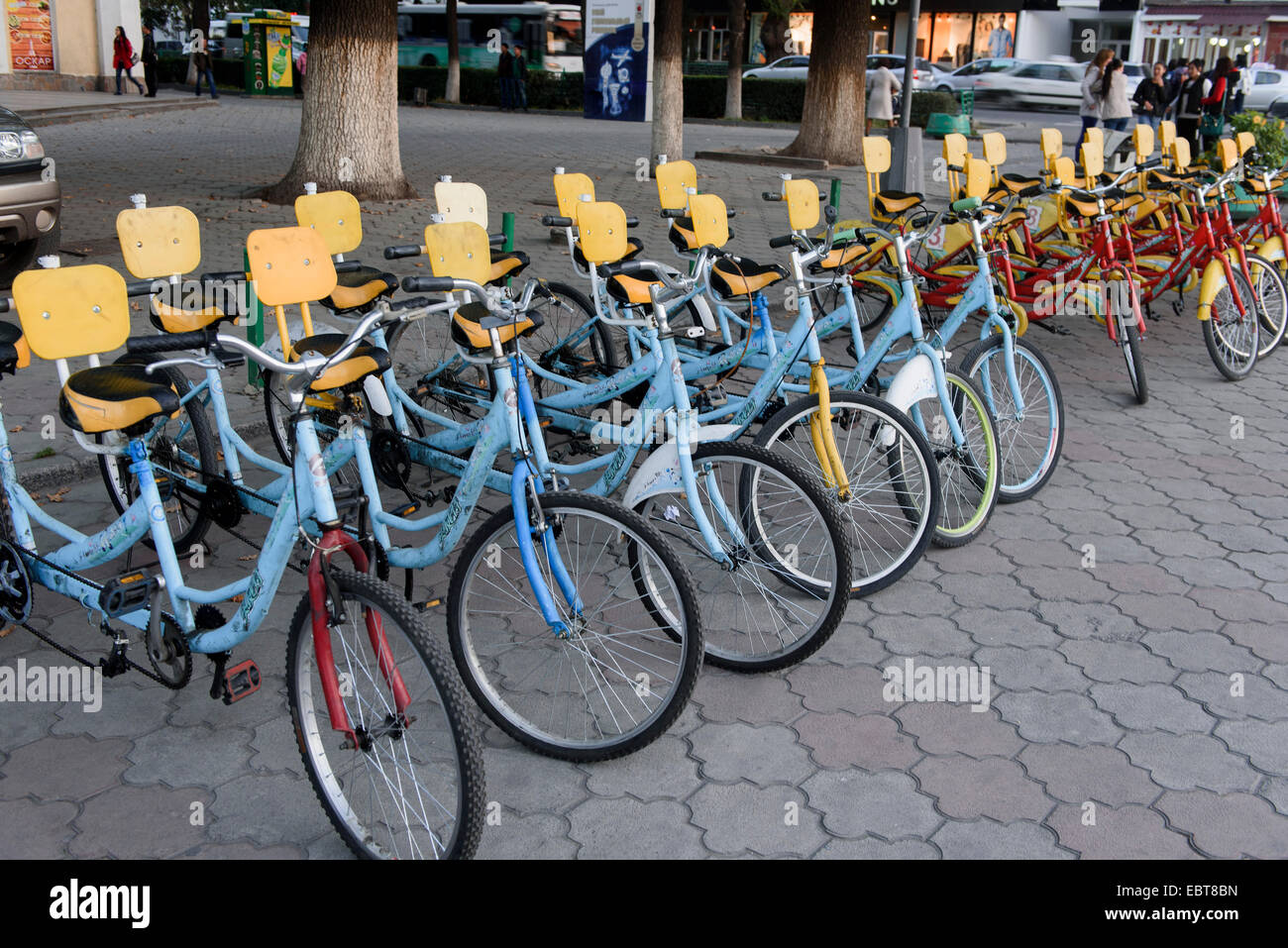 Fahrrad, Bischkek, Kirgistan, Asien Stockfoto