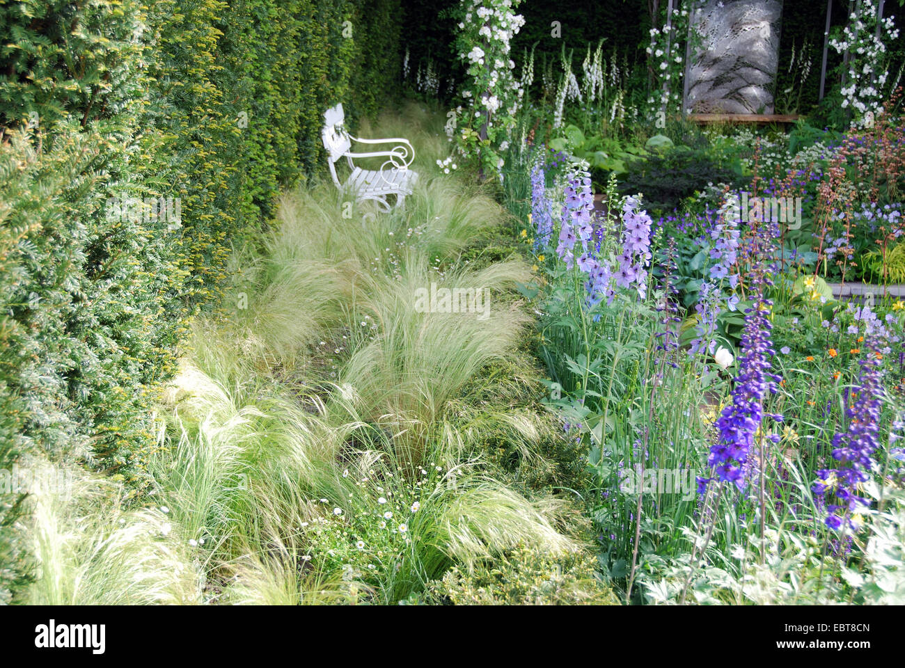 Krautige Grenze, The Daily Telegraph zeigen Garden, RHS Chelsea Flower Show 2007, London, UK Stockfoto