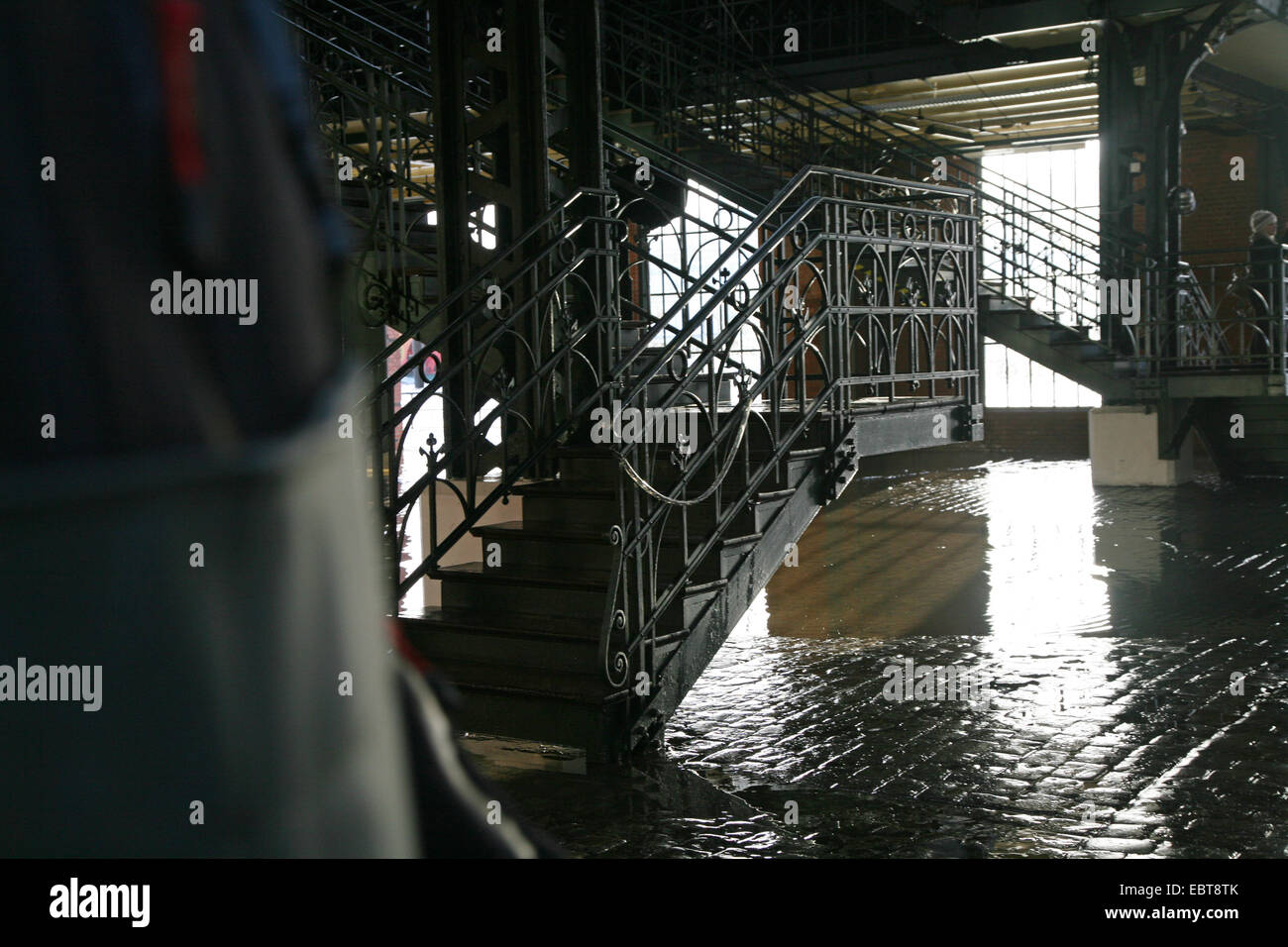 Überschwemmungen in Hamburg Stockfoto