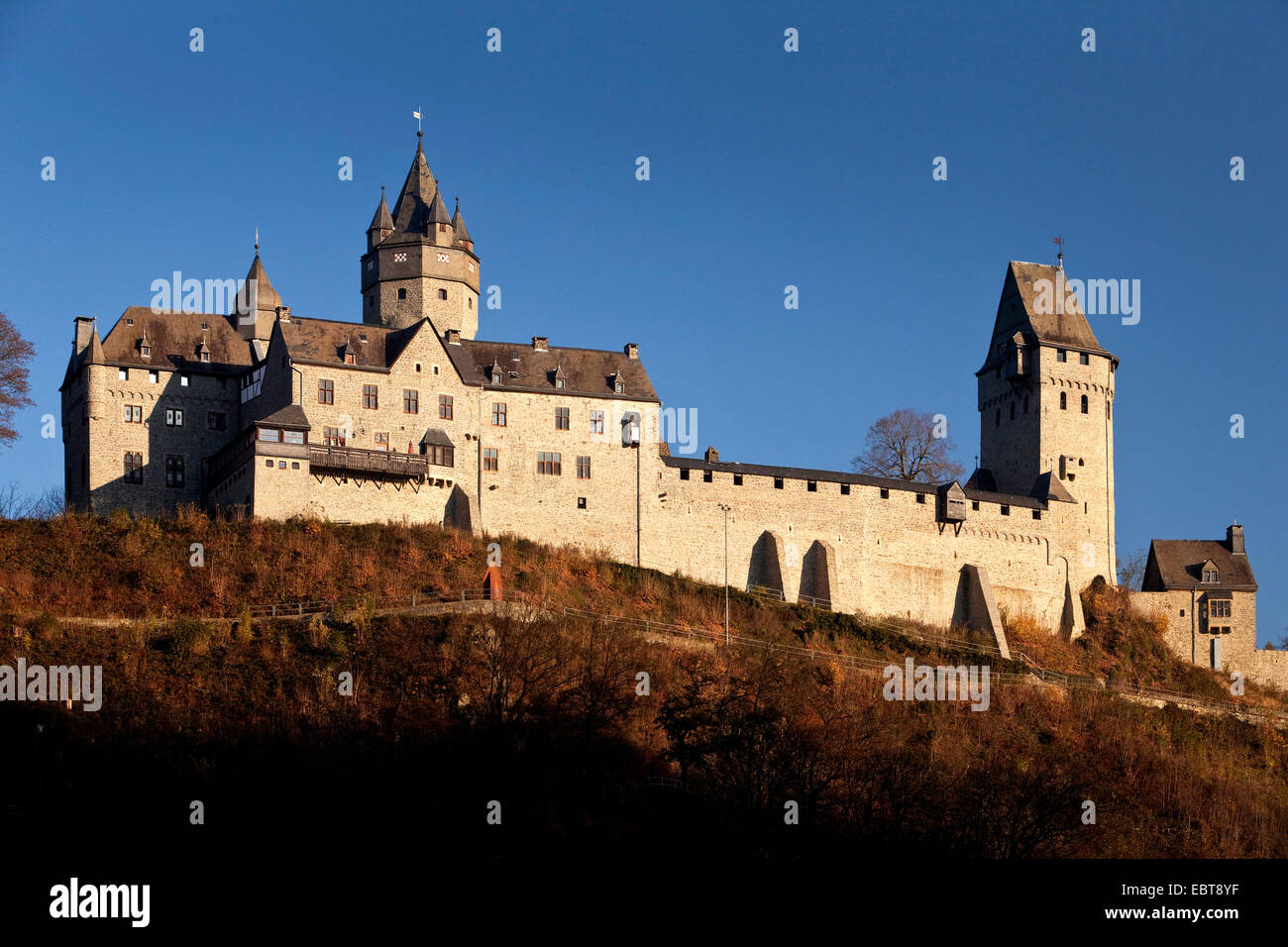 Burg Altena, Deutschland, Nordrhein-Westfalen, Sauerland, Altena Stockfoto