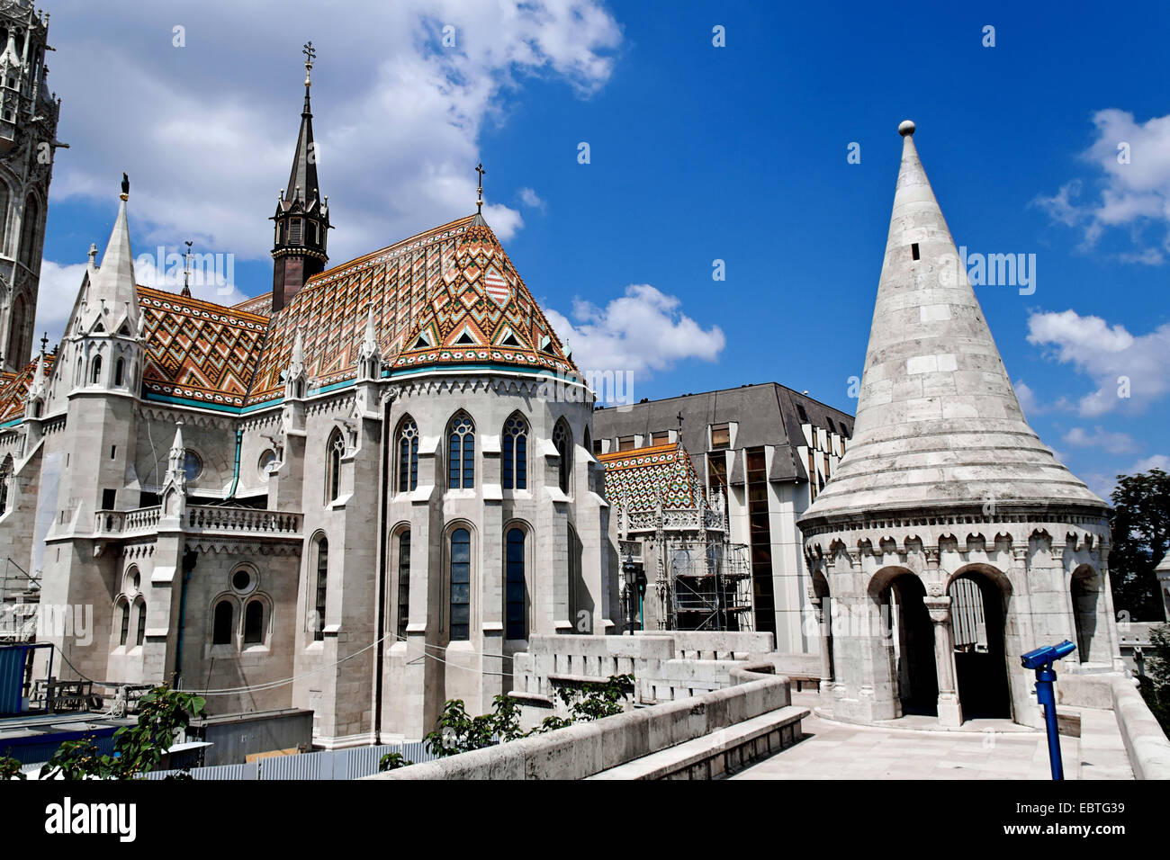 Matthiaskirche, Ungarn, Budapest Stockfoto