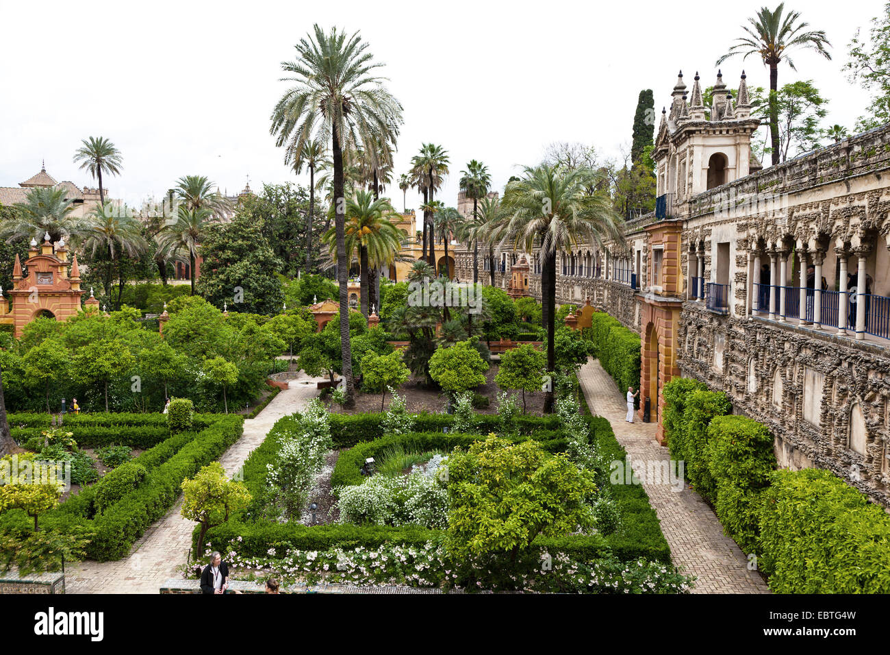 ALC-Zar von Sevilla, Spanien, Andalusien, Sevilla Stockfoto