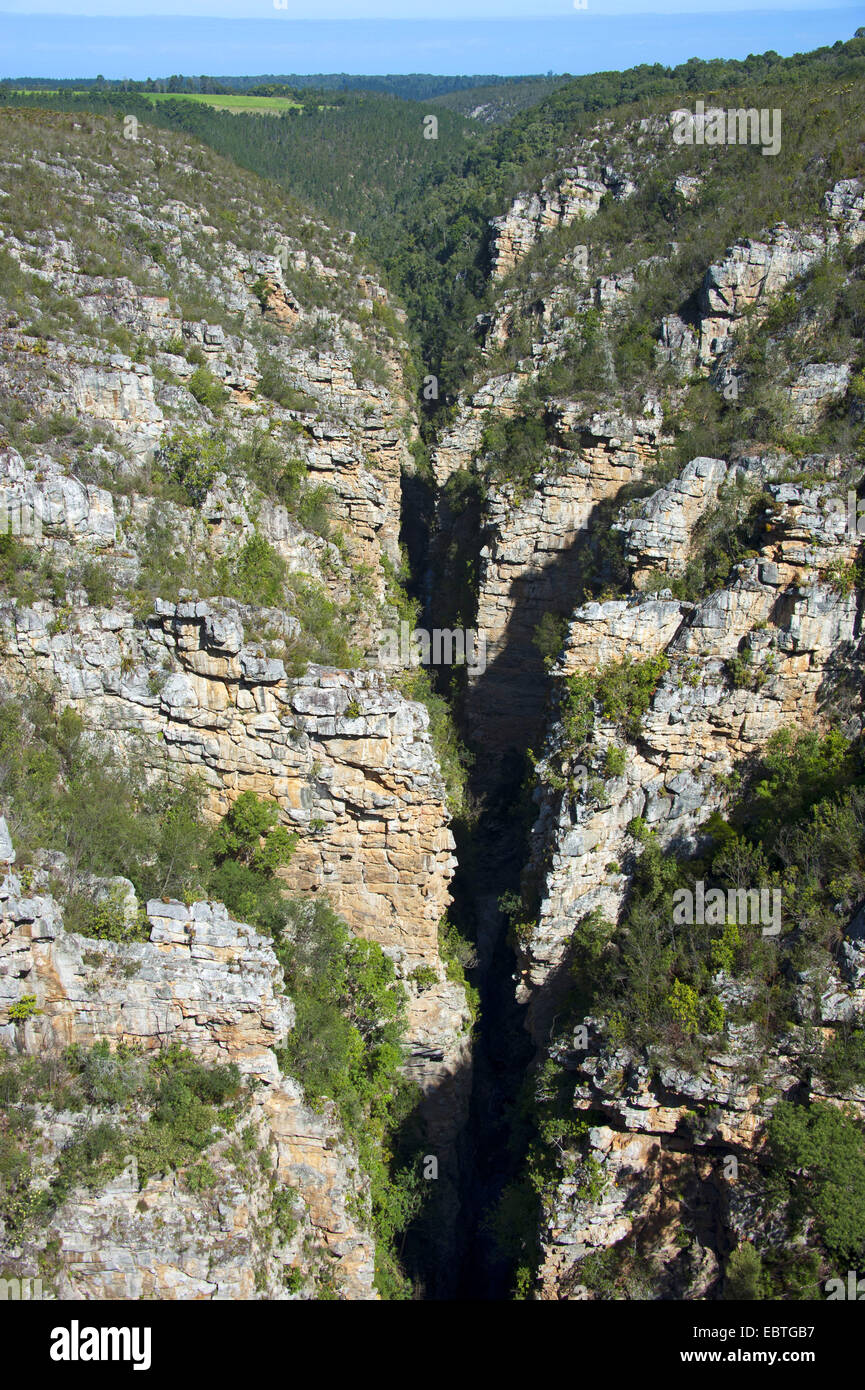 Storms River Landschaft, Südafrika, Eastern Cape, Tsitsikamma National Park Stockfoto