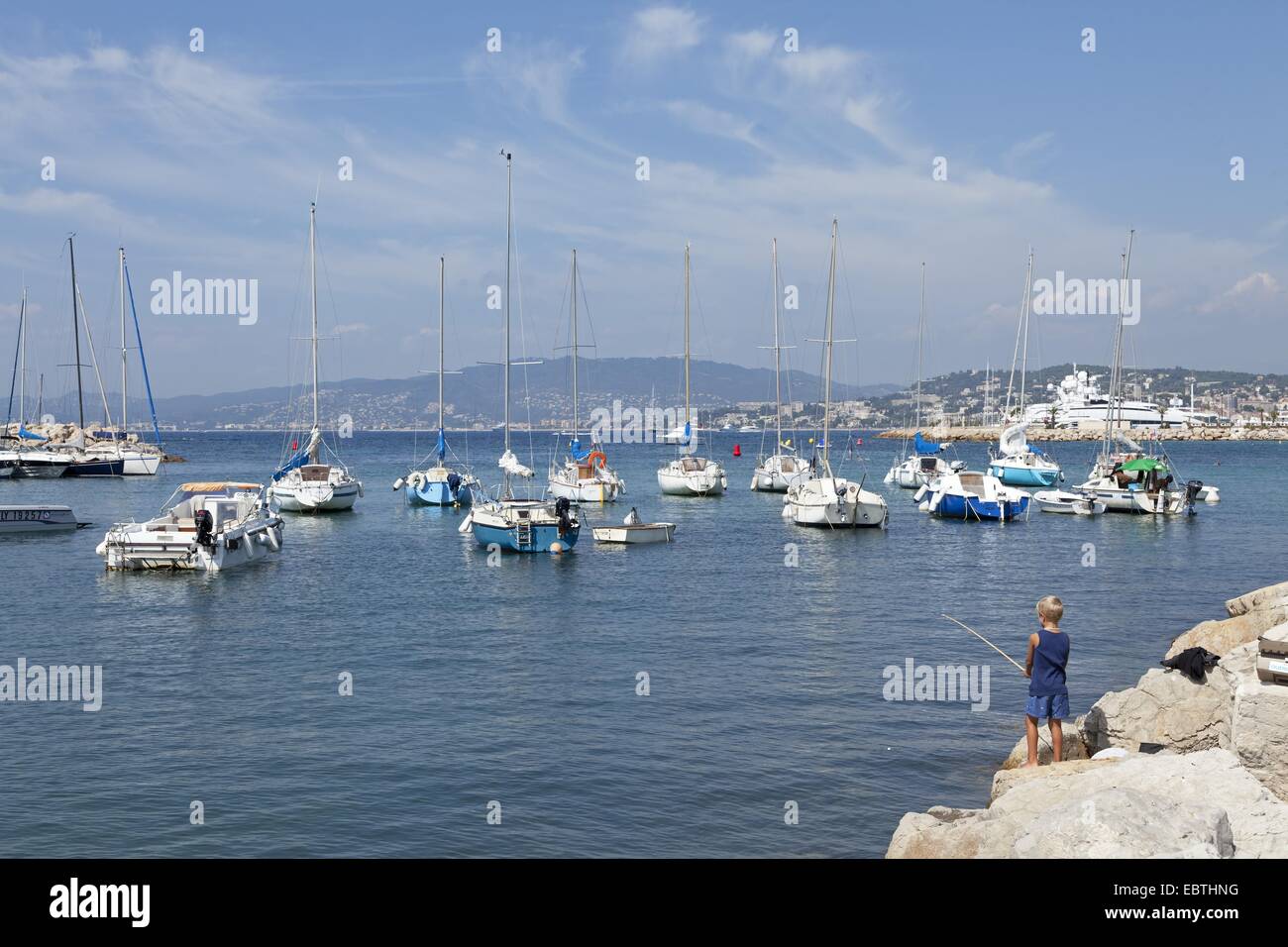 ´ Marina, Cannes, Cote Azur, Frankreich Stockfoto