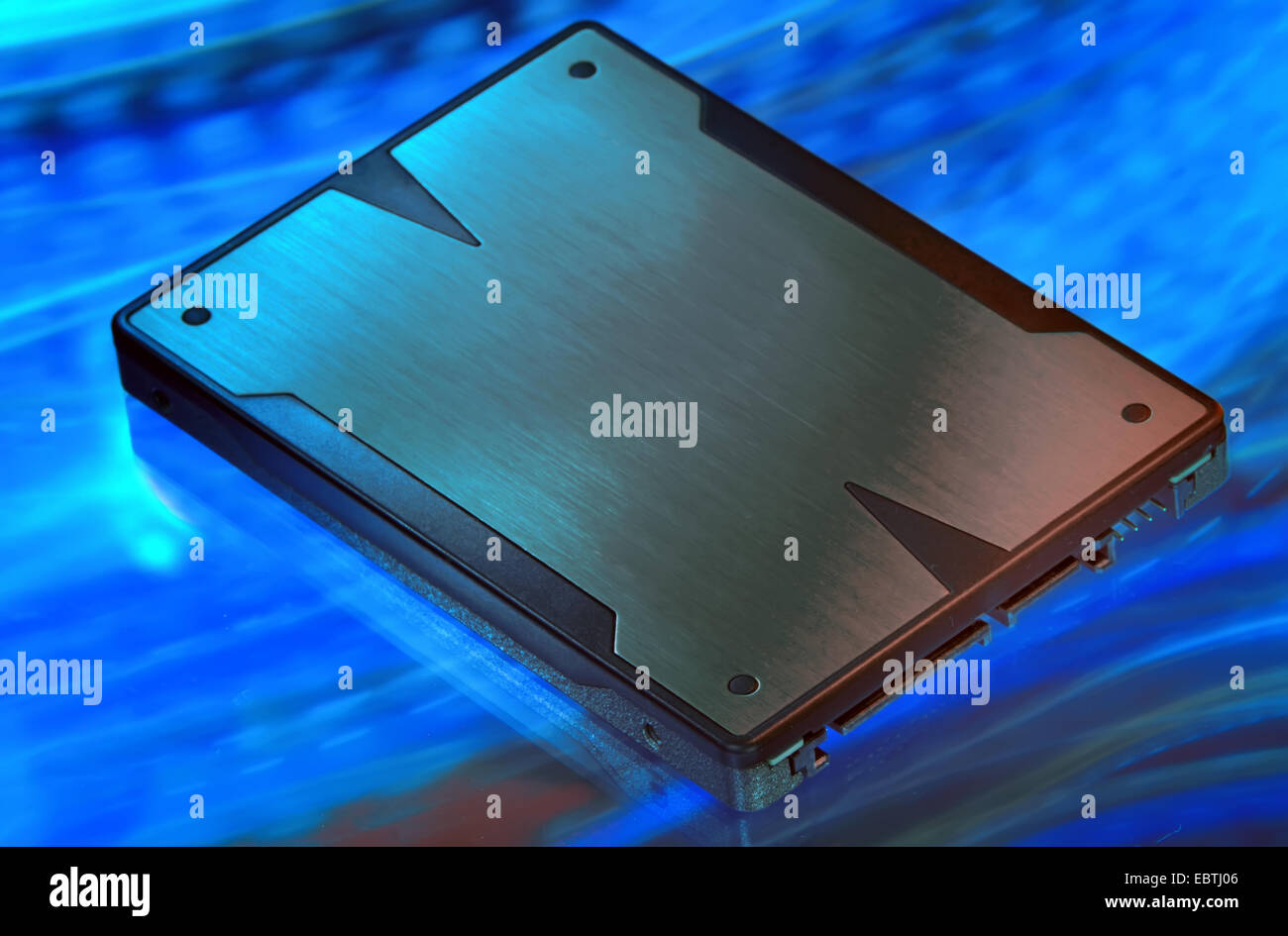 Geschwindigkeit-solid-State-Drive-Speicherplatz Stockfoto