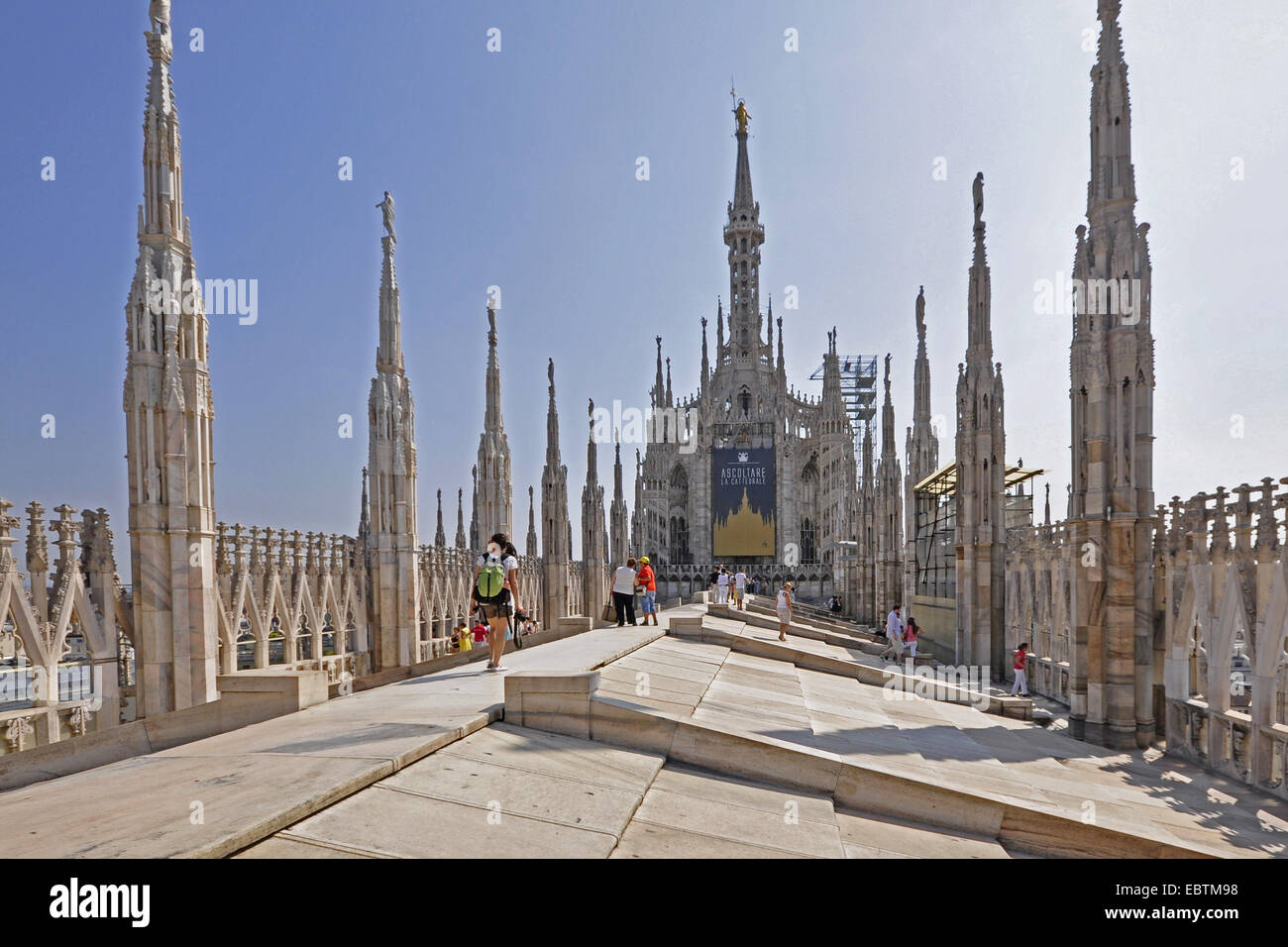 Kathedrale von Mailand, Lombardei, Mailand Stockfoto