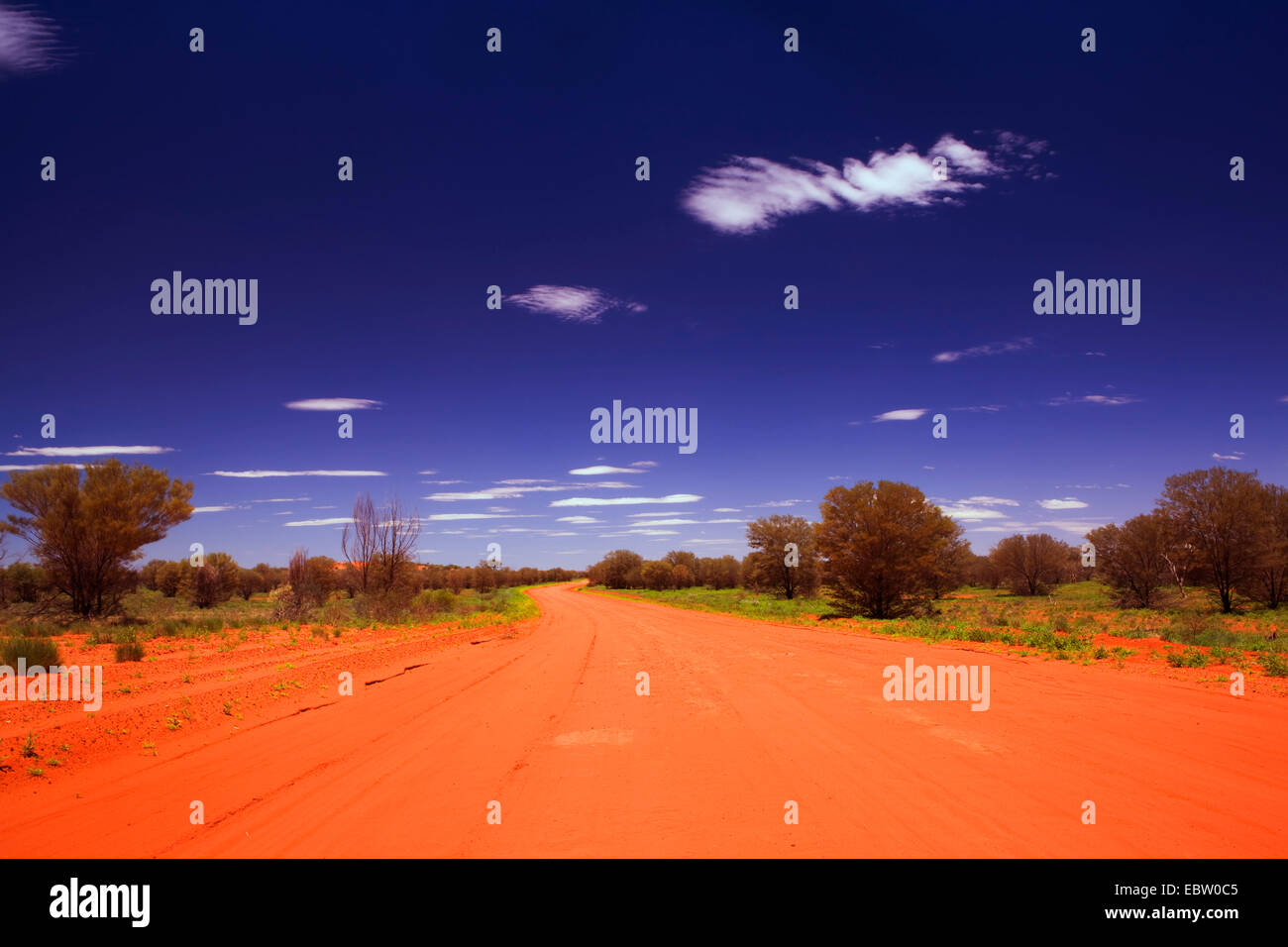 Sandweg im Outback Australien, Northern Territory Stockfoto