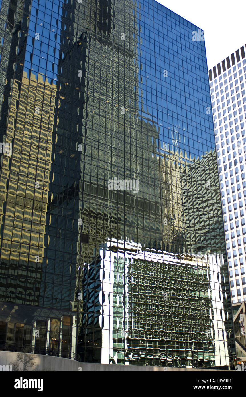 Architektur Zentrum Skyline, USA, Illinois, Chicago Stockfoto