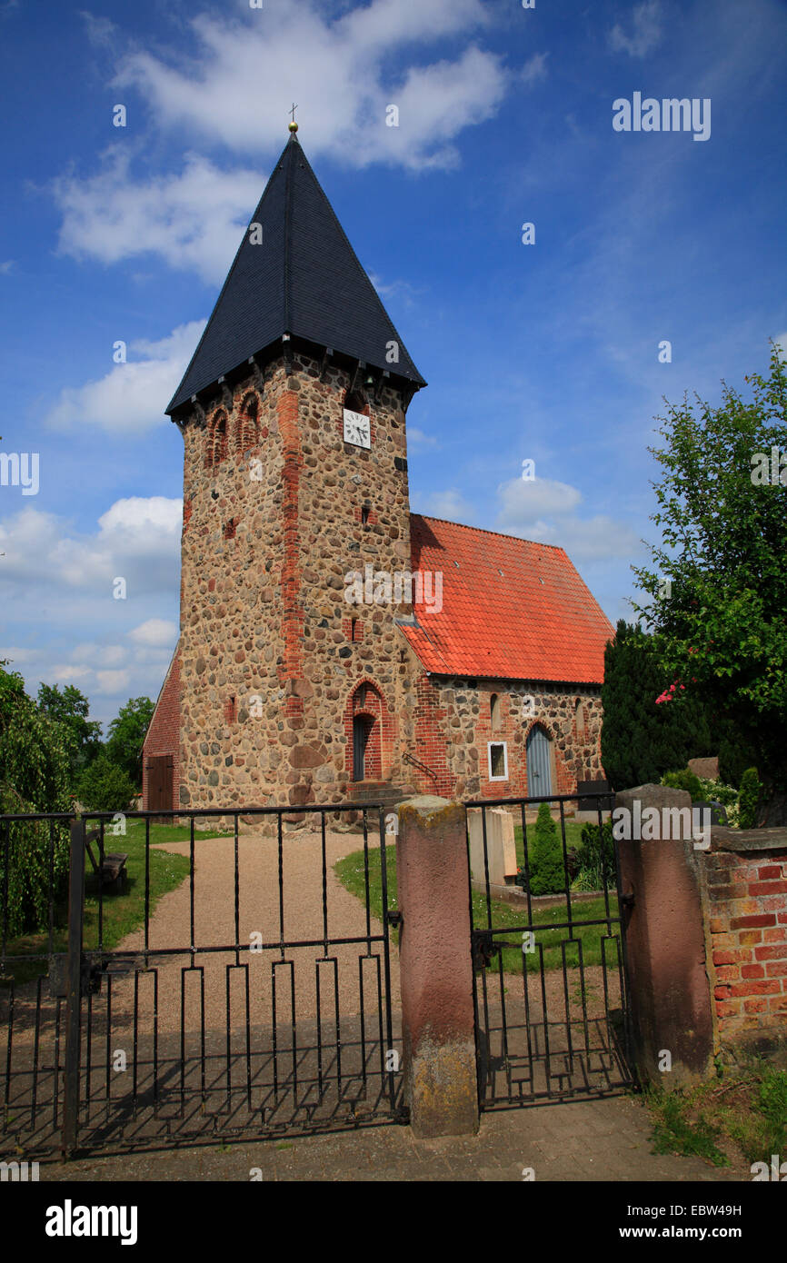Kirche in Luckau, Wendland, untere Sachsen, Deutschland, Europa