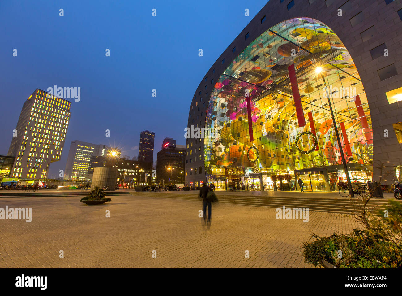 Die neue Markthalle in Rotterdam Stockfoto