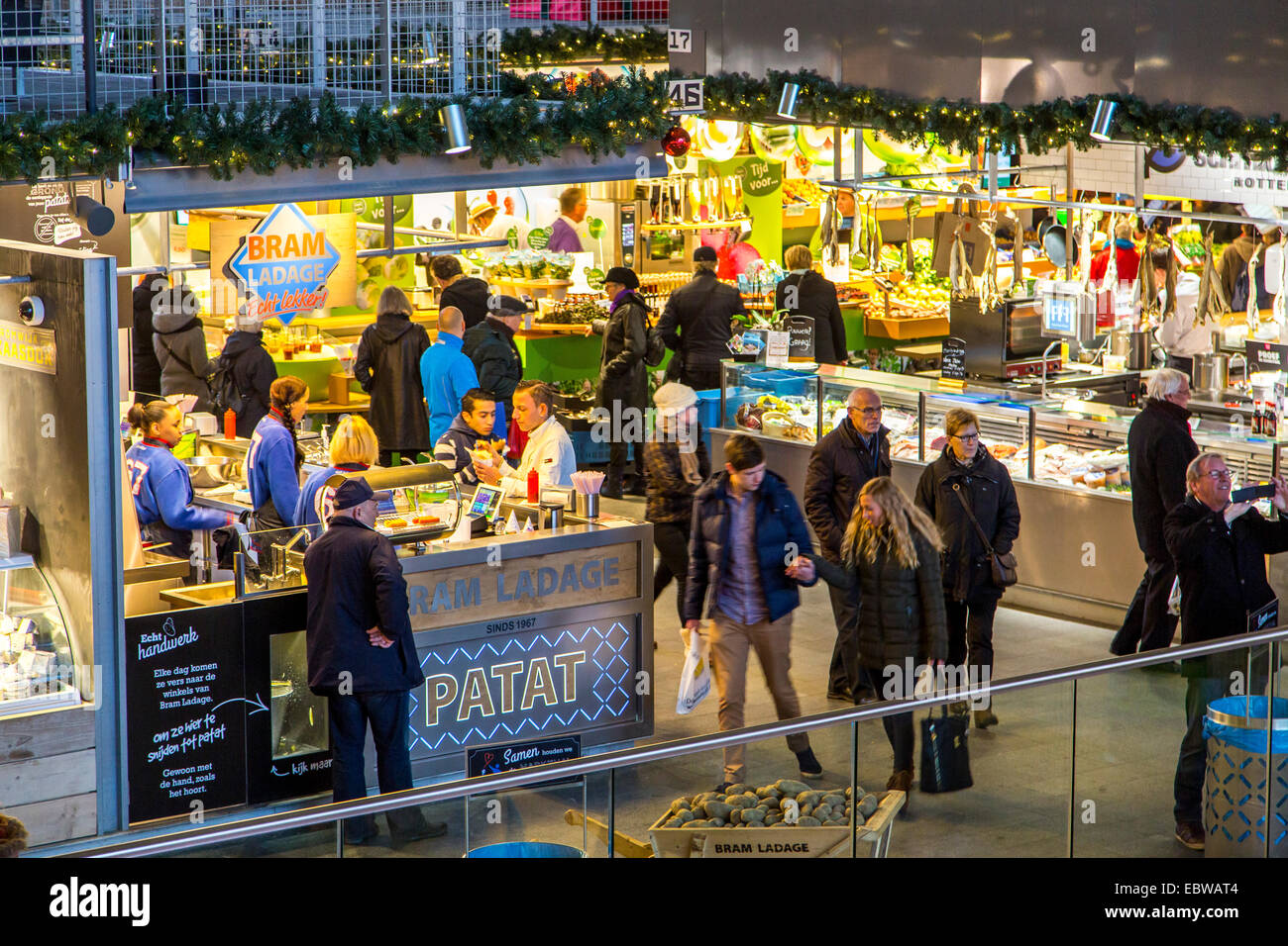 Die neue Markthalle in Rotterdam Stockfoto