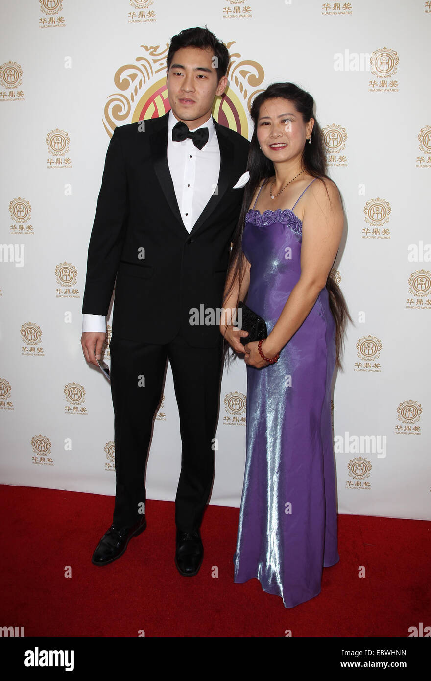 Hollywood-Stars mit Huading Filmpreis geehrt: Dominic Zhai, Lee Chen wo: Hollywood, Kalifornien, Vereinigte Staaten, wenn: 1. Juni 2014 Stockfoto