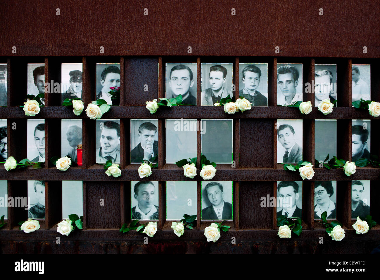 Gedenkstätte Berliner Mauer, Berlin Stockfoto