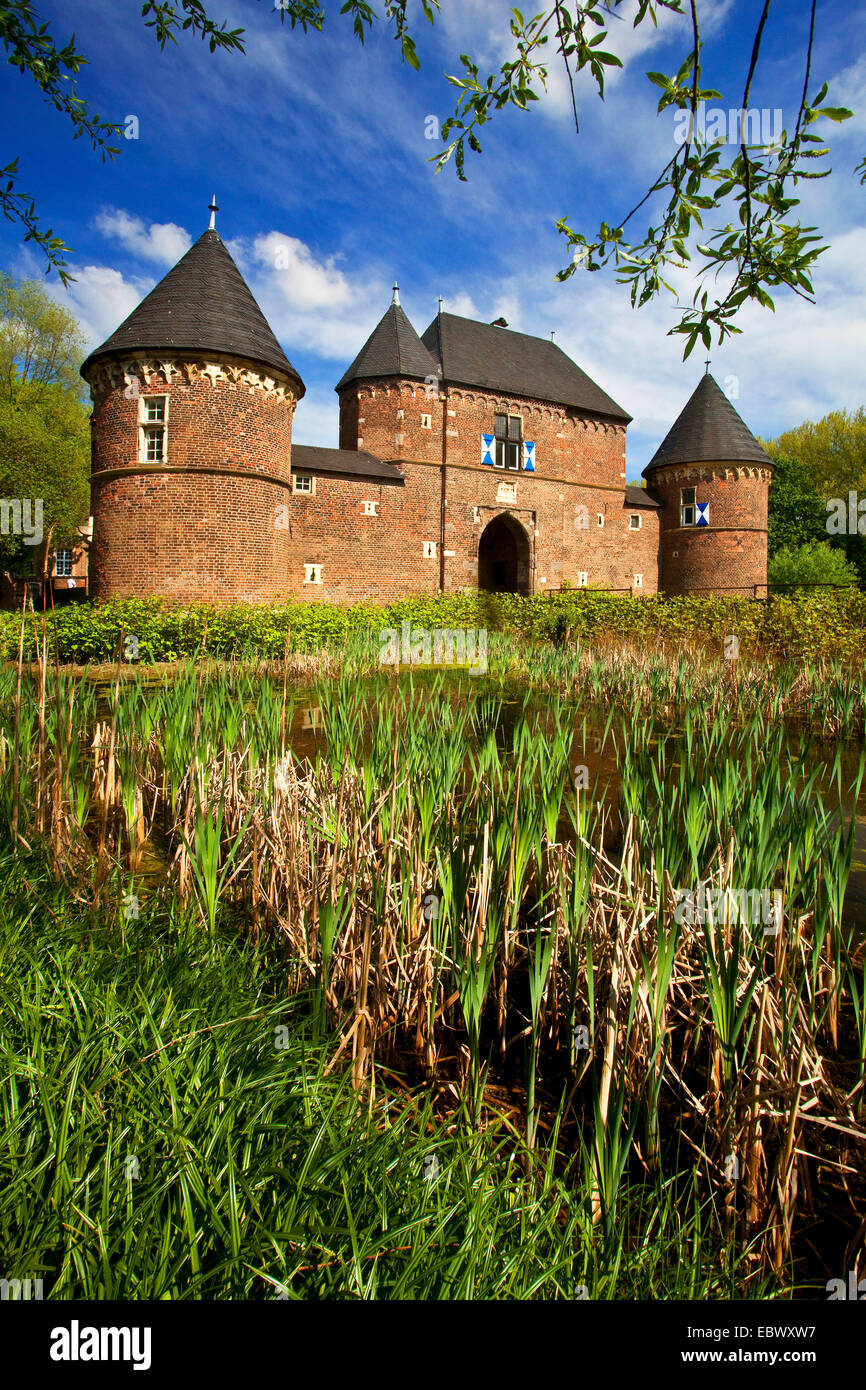 Burg Vondern, Oberhausen, Ruhrgebiet, Nordrhein-Westfalen, Deutschland Stockfoto