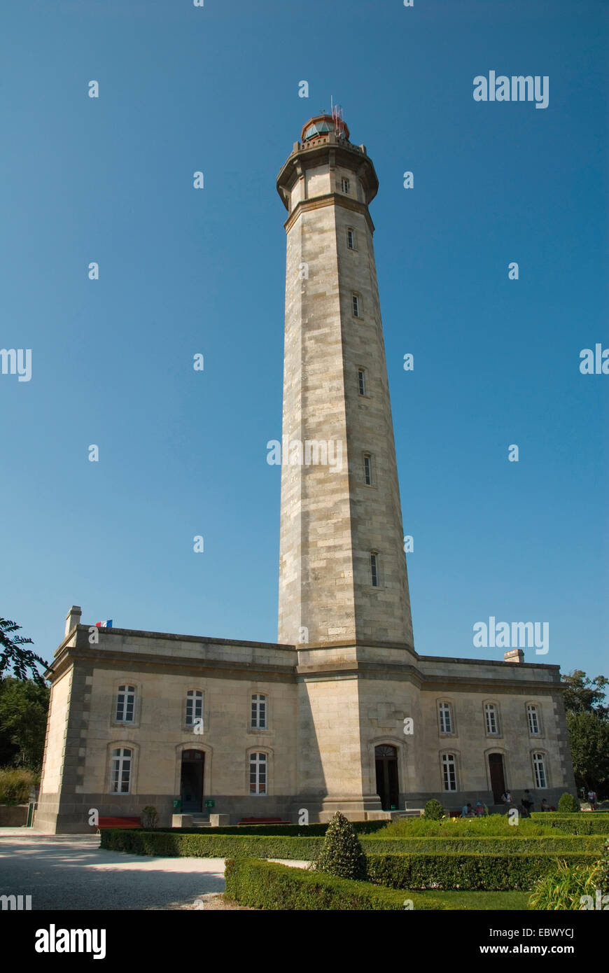 Leuchtturm Phare des Baleines Insel r, Frankreich Poitou Vend e, Insel Re Stockfoto