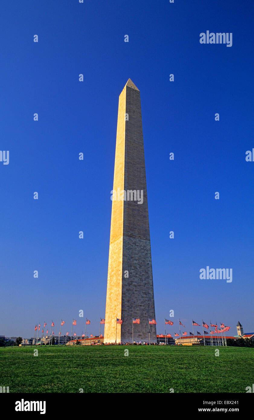 Washington Monument Nadel, USA, Washington Stockfoto