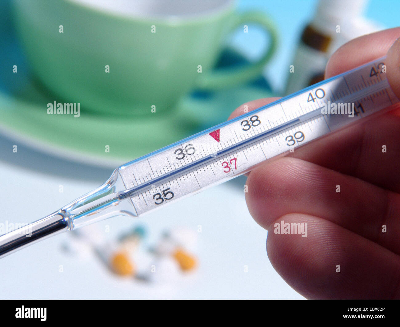 Fieberthermometer Stockfoto