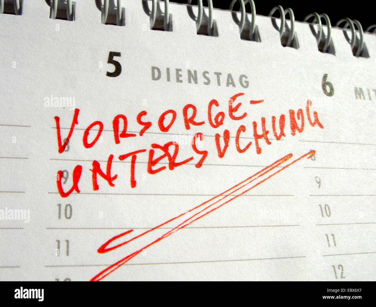 Arztkalender -Fotos und -Bildmaterial in hoher Auflösung – Alamy