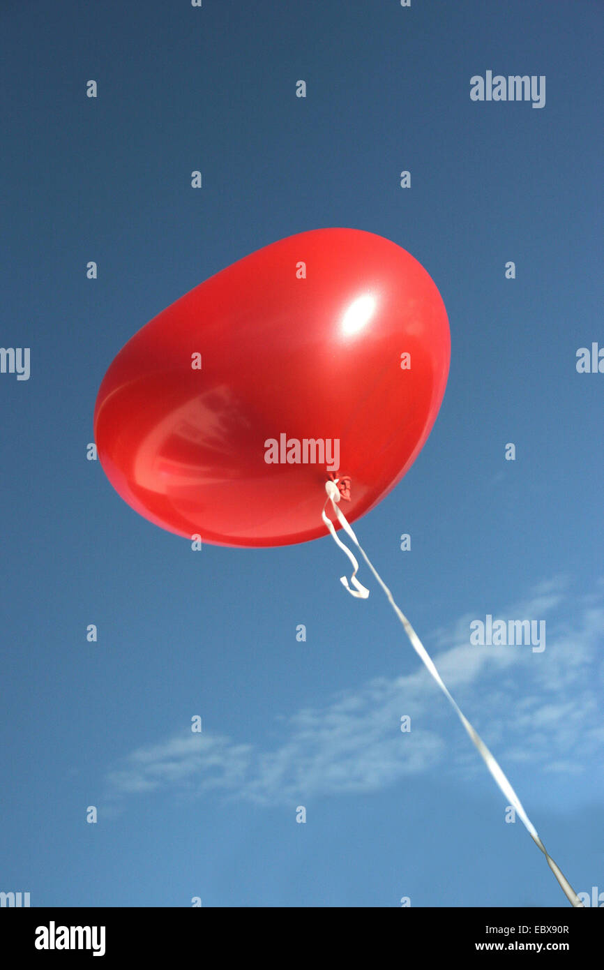 roter ballon Stockfoto