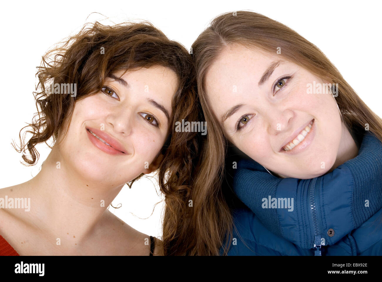 schöne weibliche Freunde Stockfoto